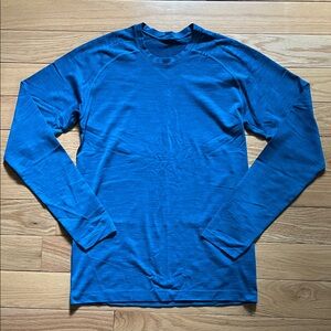 Lululemon Metal Vent Tech LS *Poseidon/ Amalfi Blue